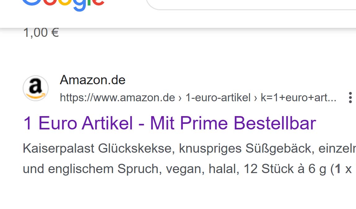 1 Euro Amazon