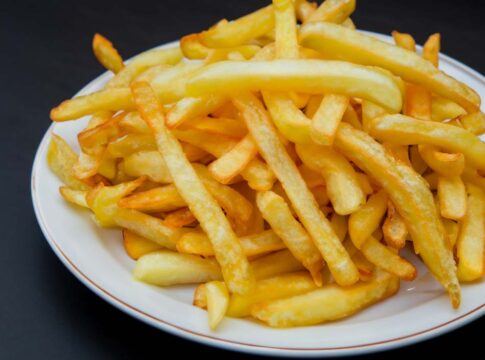 Pommes frites ohne viel Öl