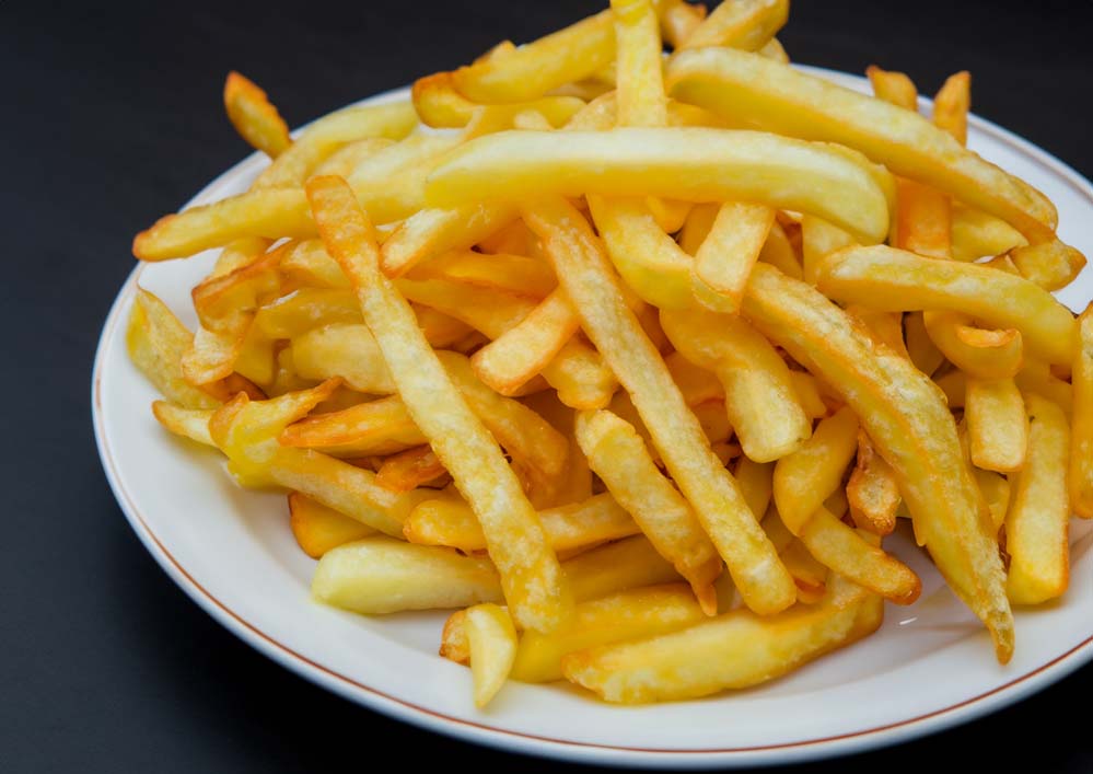 Pommes frites ohne viel Öl