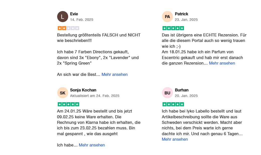 Lyko Shop Bewertungen: Seriosität im Check mit Nutzererfahrungen.