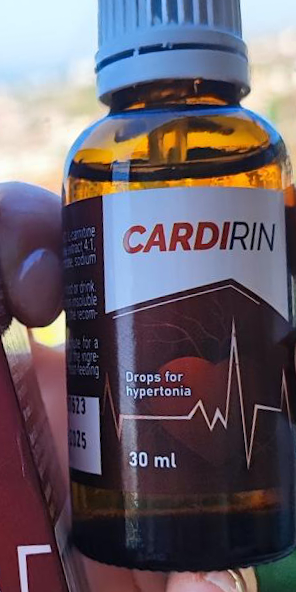 Cardirin-Tropfen Packung gegen Hypertonie