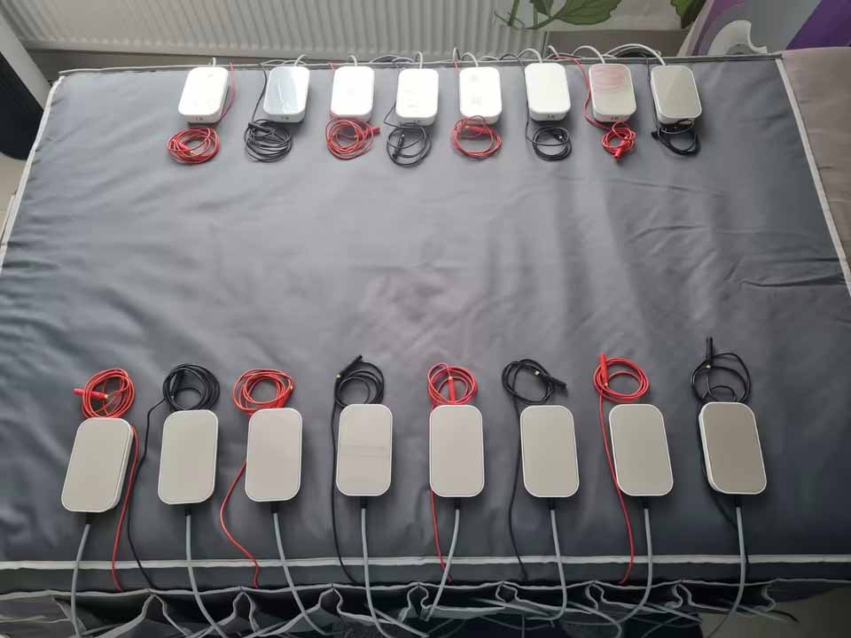 Abnehmen im Liegen EMS-Elektroden-Pads
