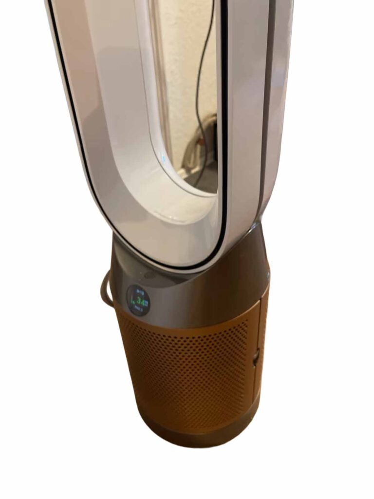 Dyson Ventilator Gold mit Luftreiniger