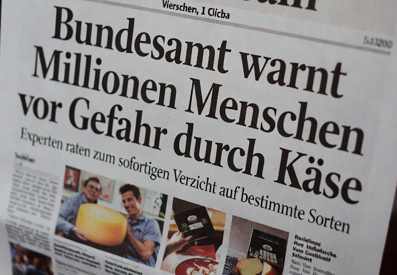 Bundesamt warnt Millionen Menschen vor Gefahr durch Käse