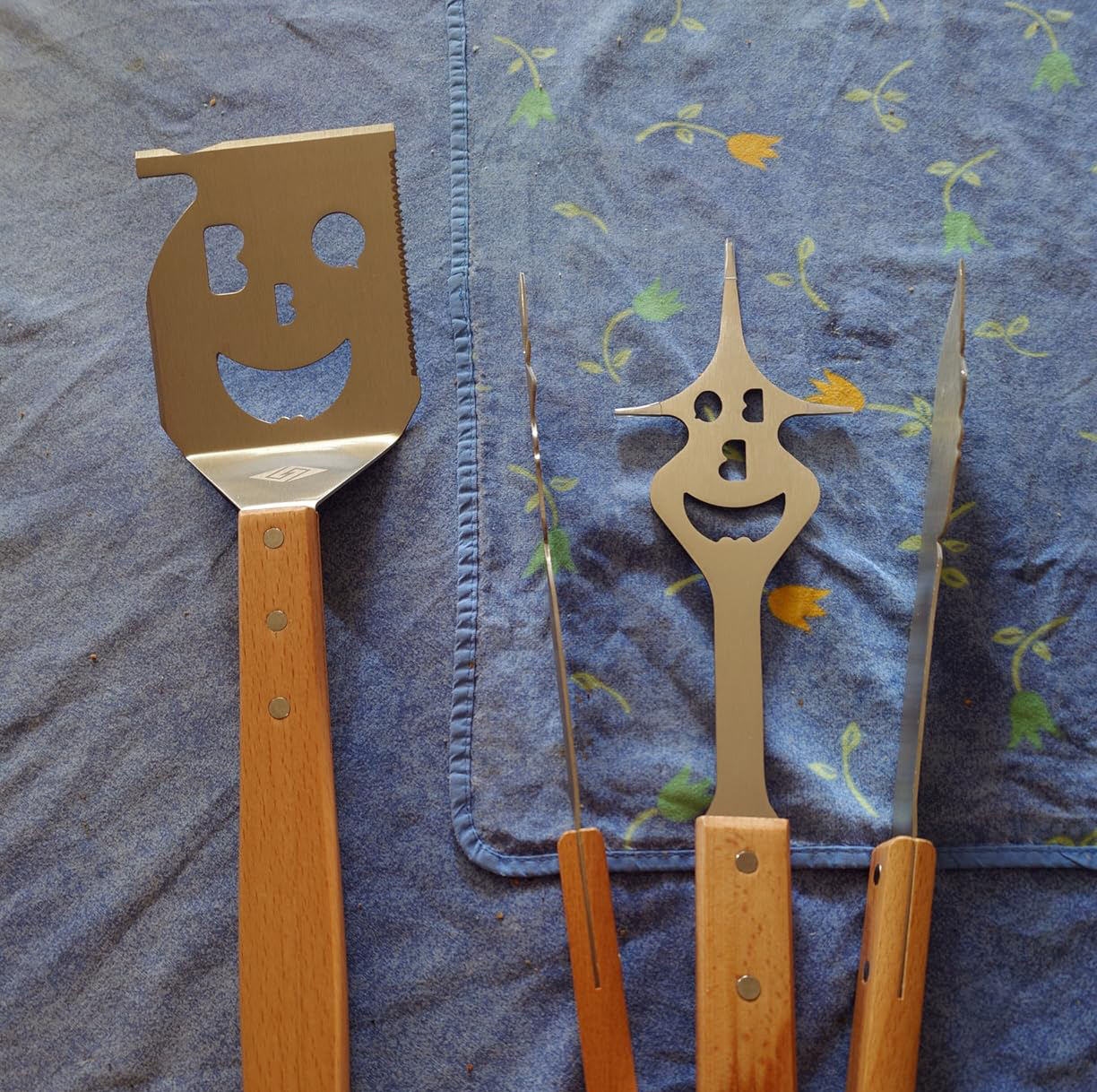 Steven-BULL S Grillbesteck-Set 3-TLG.