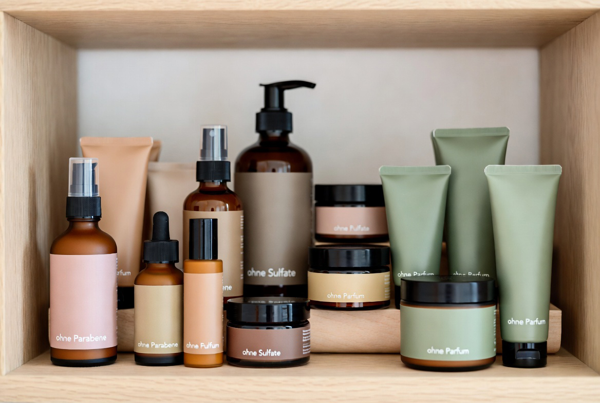 Natural Beauty Products ohne Parabene, Sulfate und Parfum