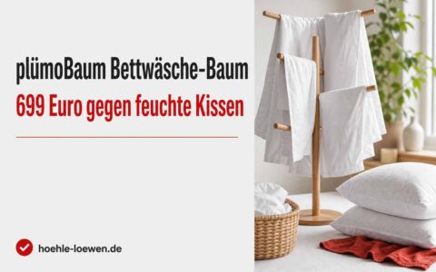 plümoBaum Bettwäsche-Baum: 699 Euro gegen feuchte Kissen